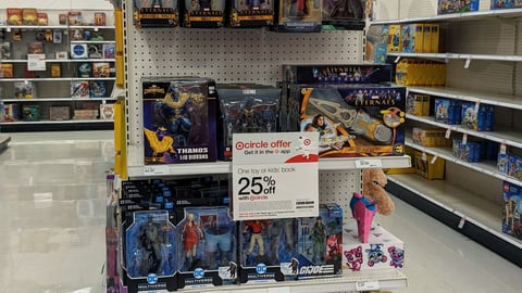 Target 'Fall Geek-Out' Endcap Header